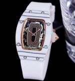 Swiss Replica Richard Mille RM007-01 Rose Gold Diamonds Ladies Watch